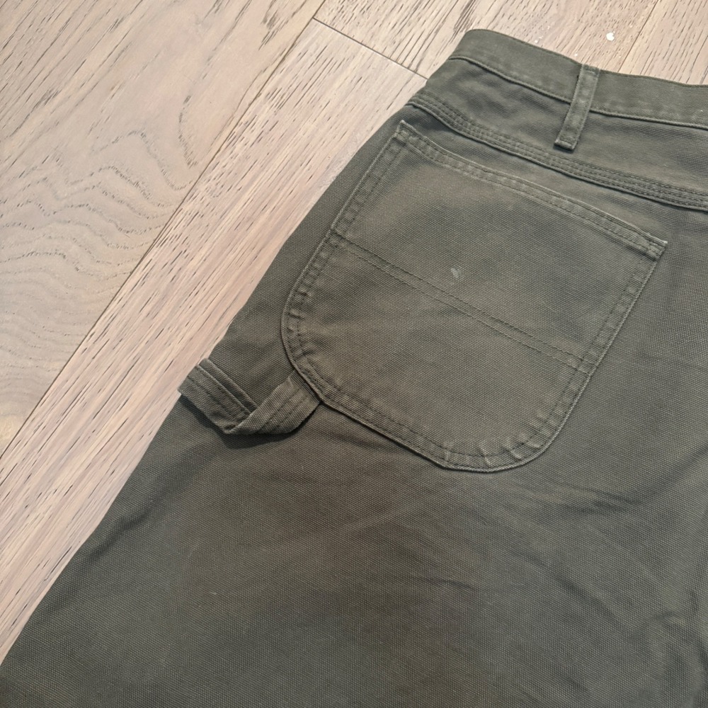 Dickies Men's Olive Green Carpenter Work Pants 44x32 Cotton Durable - Picture 5 of 11